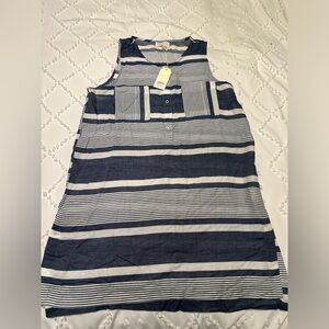 NWT Mudpie Striped Tunic Top Size Medium